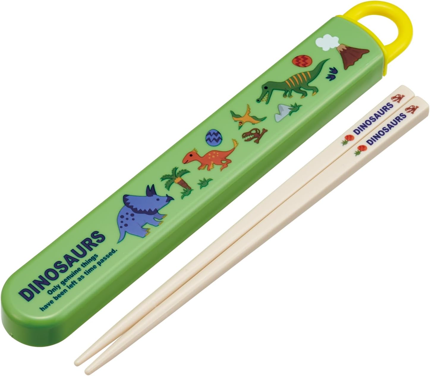 Skater TACC2-A Children's Trio Set Chopsticks, Spoon, Fork, 6.5 inches (16.5 cm), Dinosaurus 26 Boys