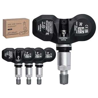 Set of 4 TPMS Sensor Tire Pressure MonitoringSensor 433MHz Compatible with BMW Audi RS7 A6L RS6A8 Replaces# 7PP907275F