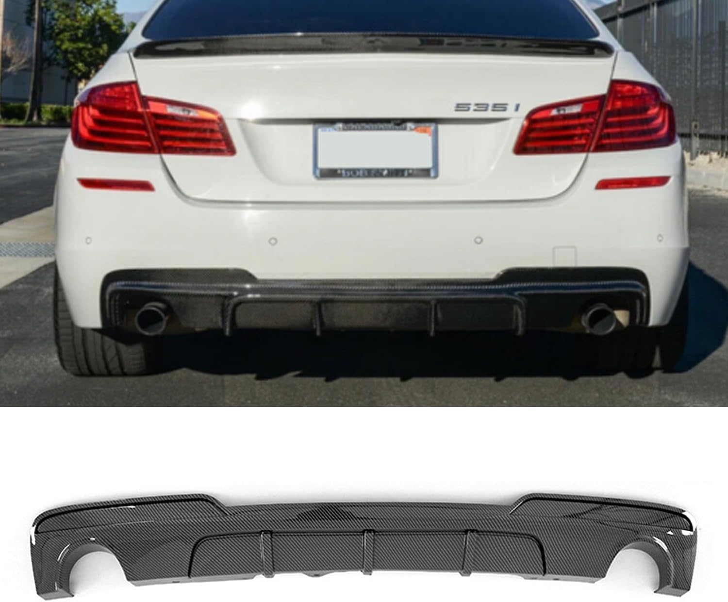 Amazon.com: Rear Lip Compatibility with 2011-2016 BMW 5 Series F10 535i ...