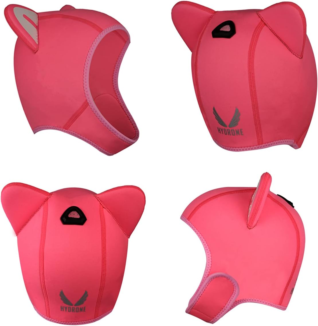 Wetsuit Hood Cat Ears 3mm Neoprene Scuba Diving Hood for Women Children, Scuba Dive Cap Hat Thermal Surfing Hood with Flow Vent for Snorkeling Swimming Water Sports - Image 3