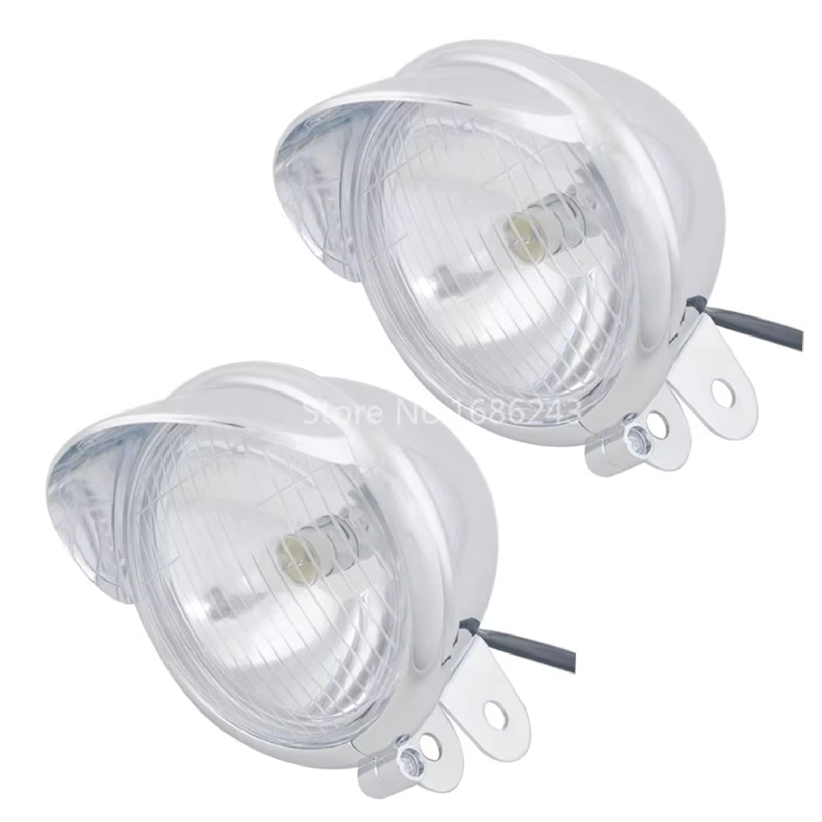 Fari Per Moto Per Turismo Per Bobber Per Chopper Per Moto Luci Ausiliarie LED Per Guida Sorpasso Spot Fendinebbia Faro Per Moto