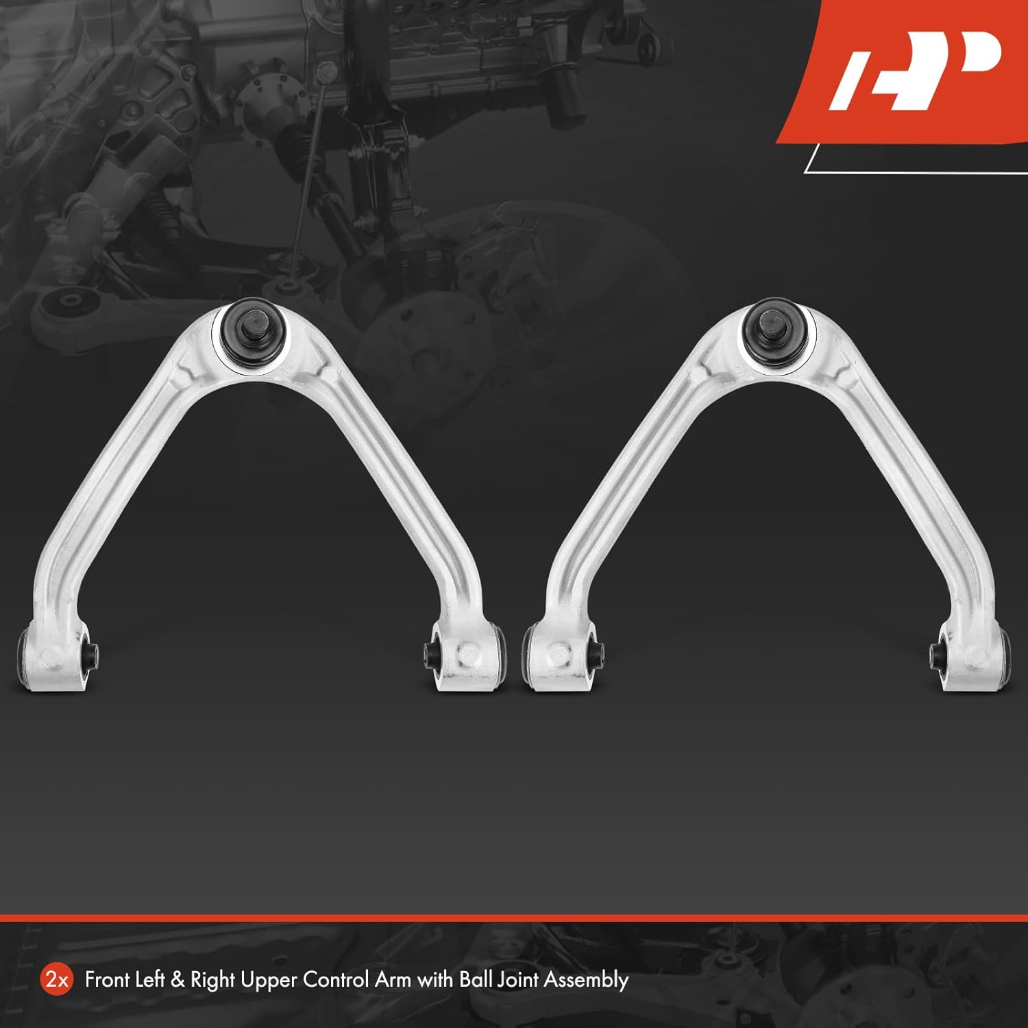 A-Premium 2 x Front Upper Control Arm, with Ball Joint & Bushing, Compatible with Infiniti M45 2006-2010, M35 2006-2010