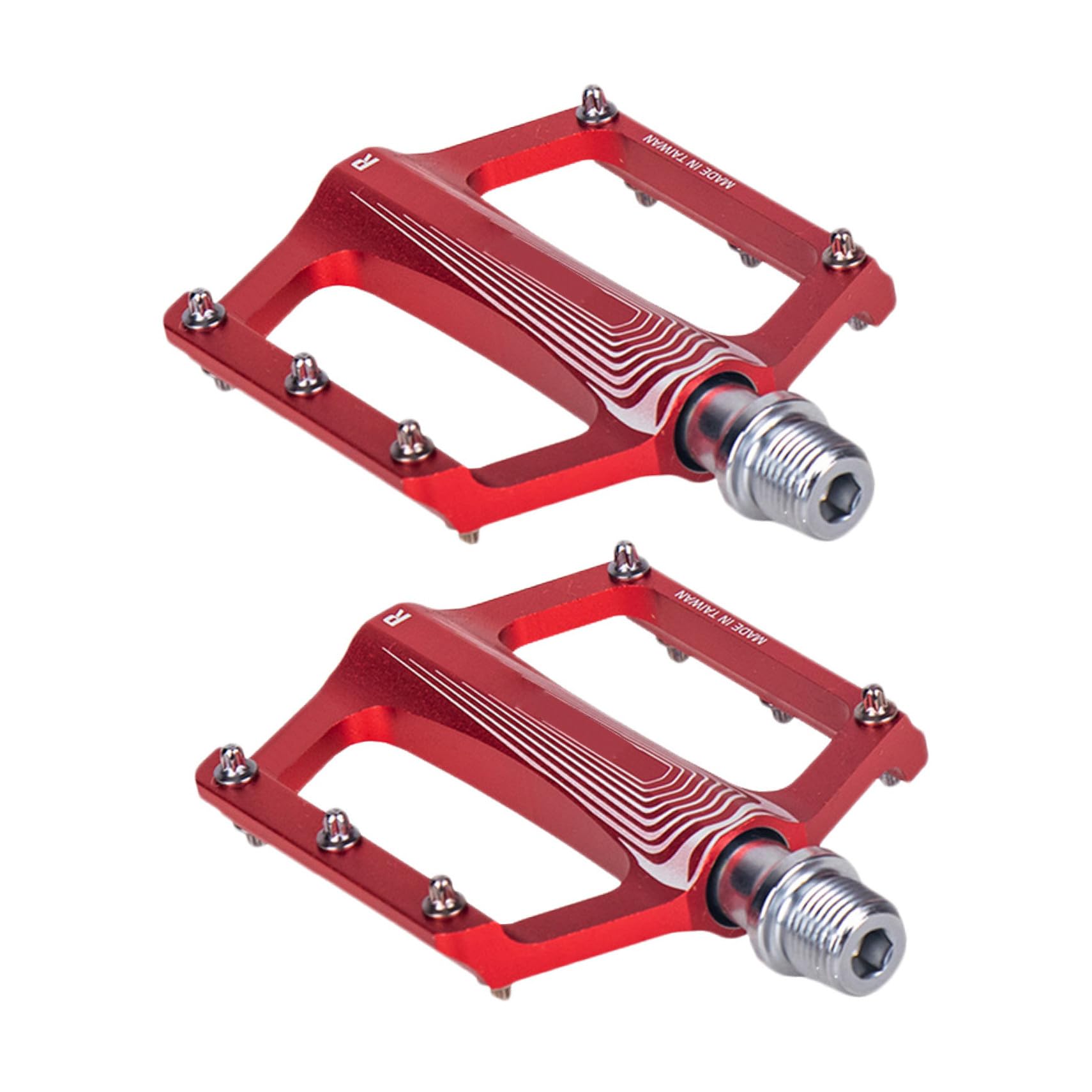 SUPVOX 2 Pedali Bici Cnc Pedali e Leggeri per Ciclisti Accessori Bici Resistenti e Facili Installare Compatibili con Modelli Mountain Bike