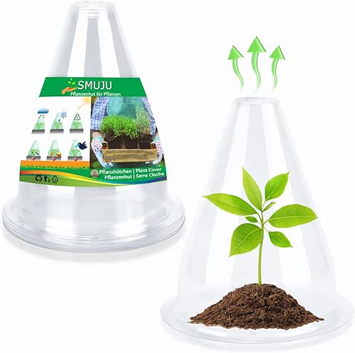 【12 Pieces】 Garden Cloches for Plants, Plant Covers Plant Protectors
