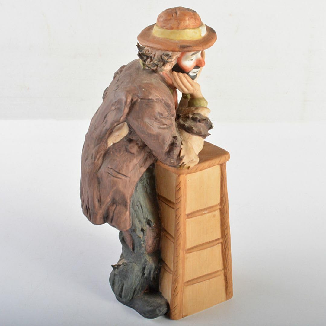 台湾製　Flambro　Taiwan　フィギュリン　ピエロ　道化師　CR7066 台湾製 Flambro Taiwan フィギュリン ピエロ 道化師 CR7066