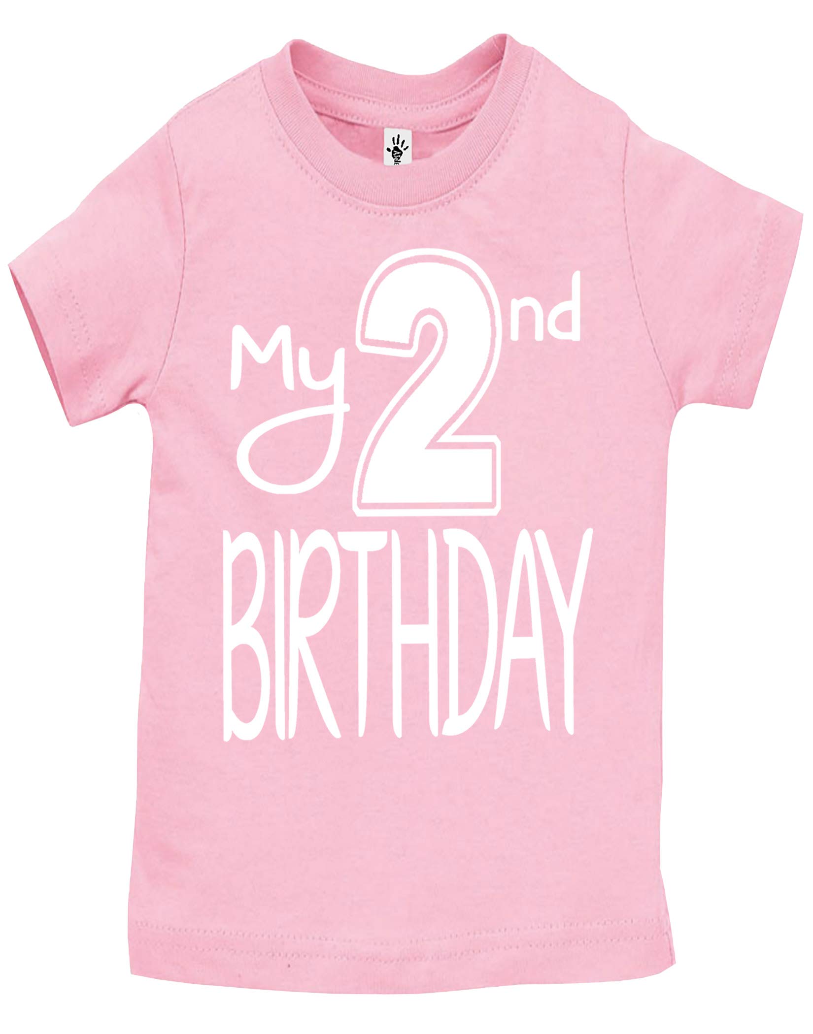 Aiden's CornerCute Handmade Toddler Boy Girl My 2nd Birthday Tee Shirts - Kids Second Party Outfits