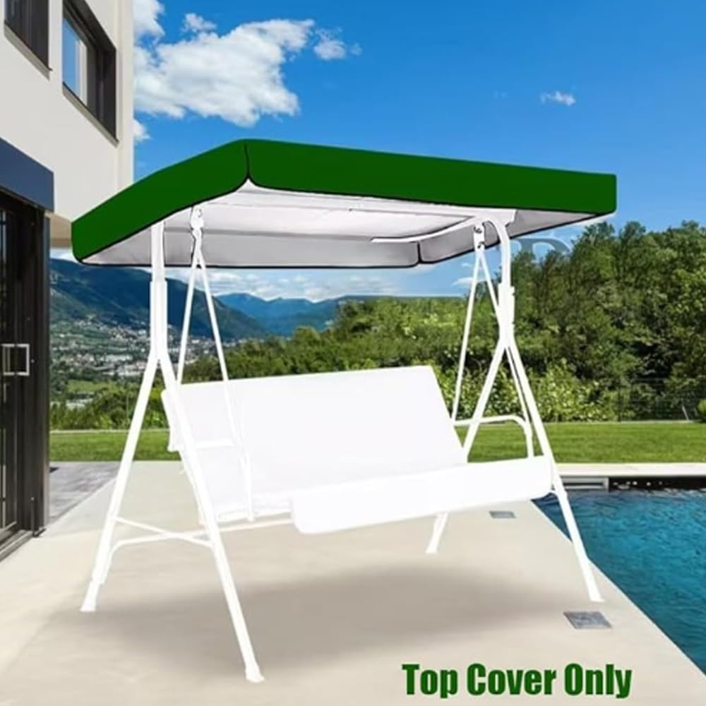 Telo di Ricambio per Altalena da 75"x47", Impermeabile, per Proteggere dal Sole Durante Unaltalena da Giardino. Beige 64x45x8in(164x114x20cm)