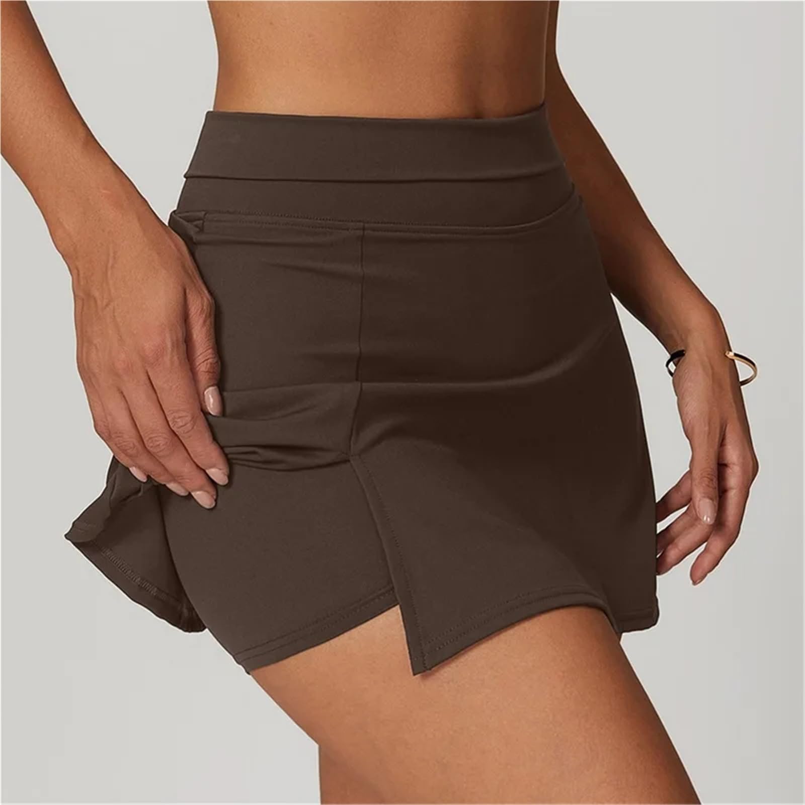 Falda de Tenis Cintura Alta Nailon Spandex for Mujer