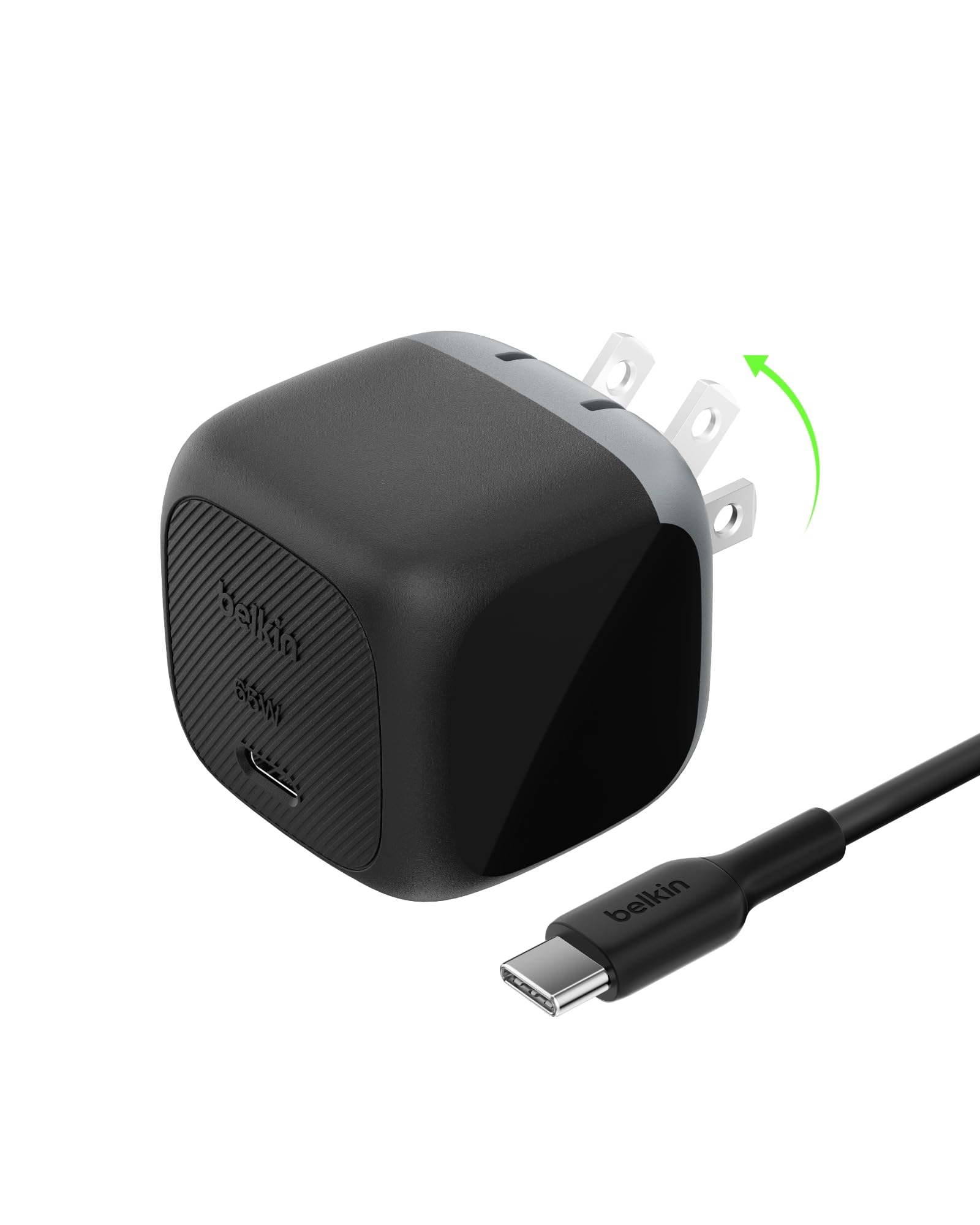 Amazon.com: Belkin USB C Charger Block 65W - USB C Cable Included