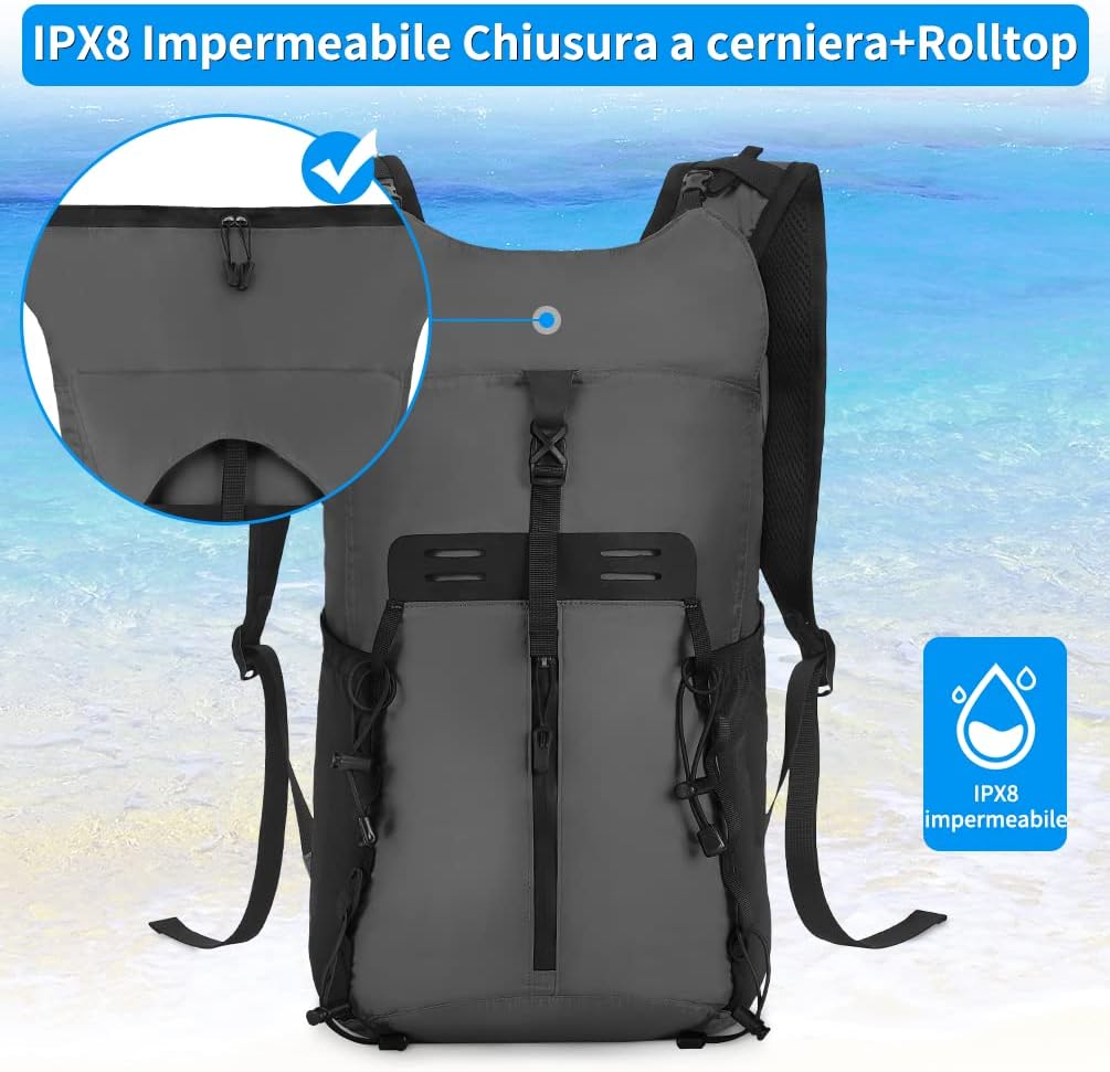 Dry Bag Waterproof Sack Backpack 20L Dry Rucksack Lightweight Canoe