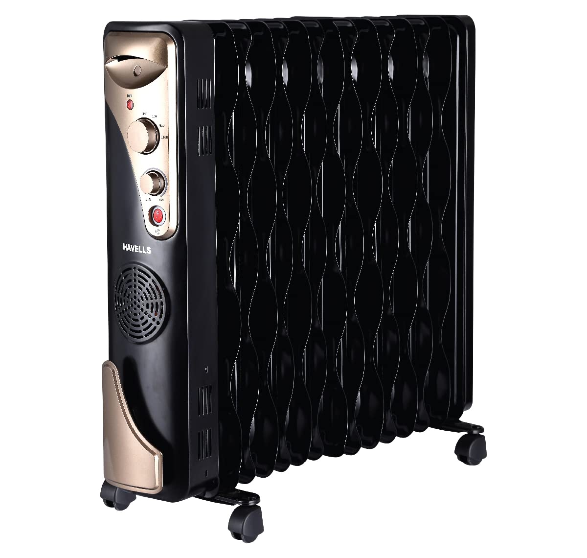 Buy Havells OFR 15 Wave Fins with Fan 2900 watt (Black), (GHROFBZK290)  Online at Low Prices in India - Amazon.in