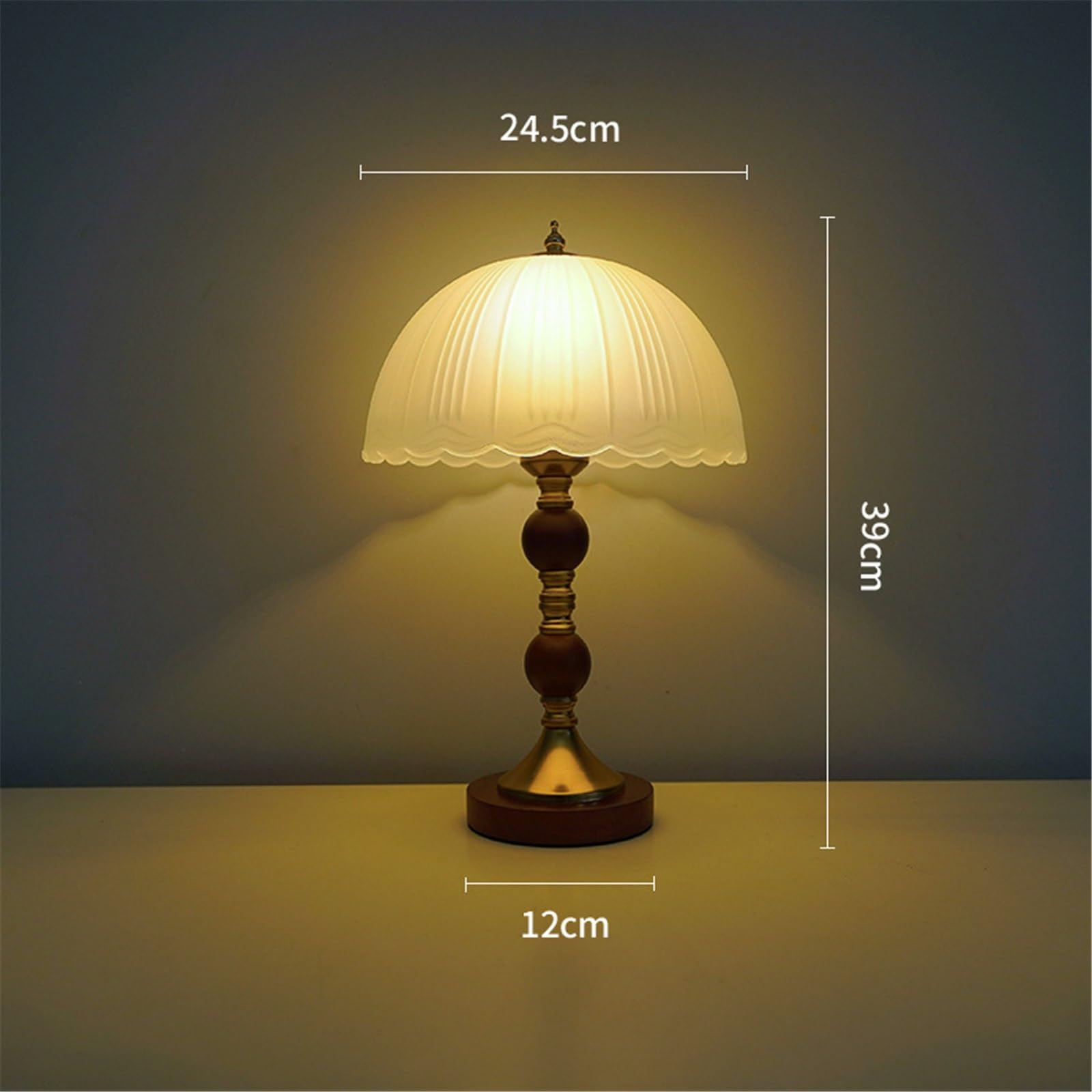Lampy stołowe Vintage lampa stołowa do szafki nocnej w sypialni