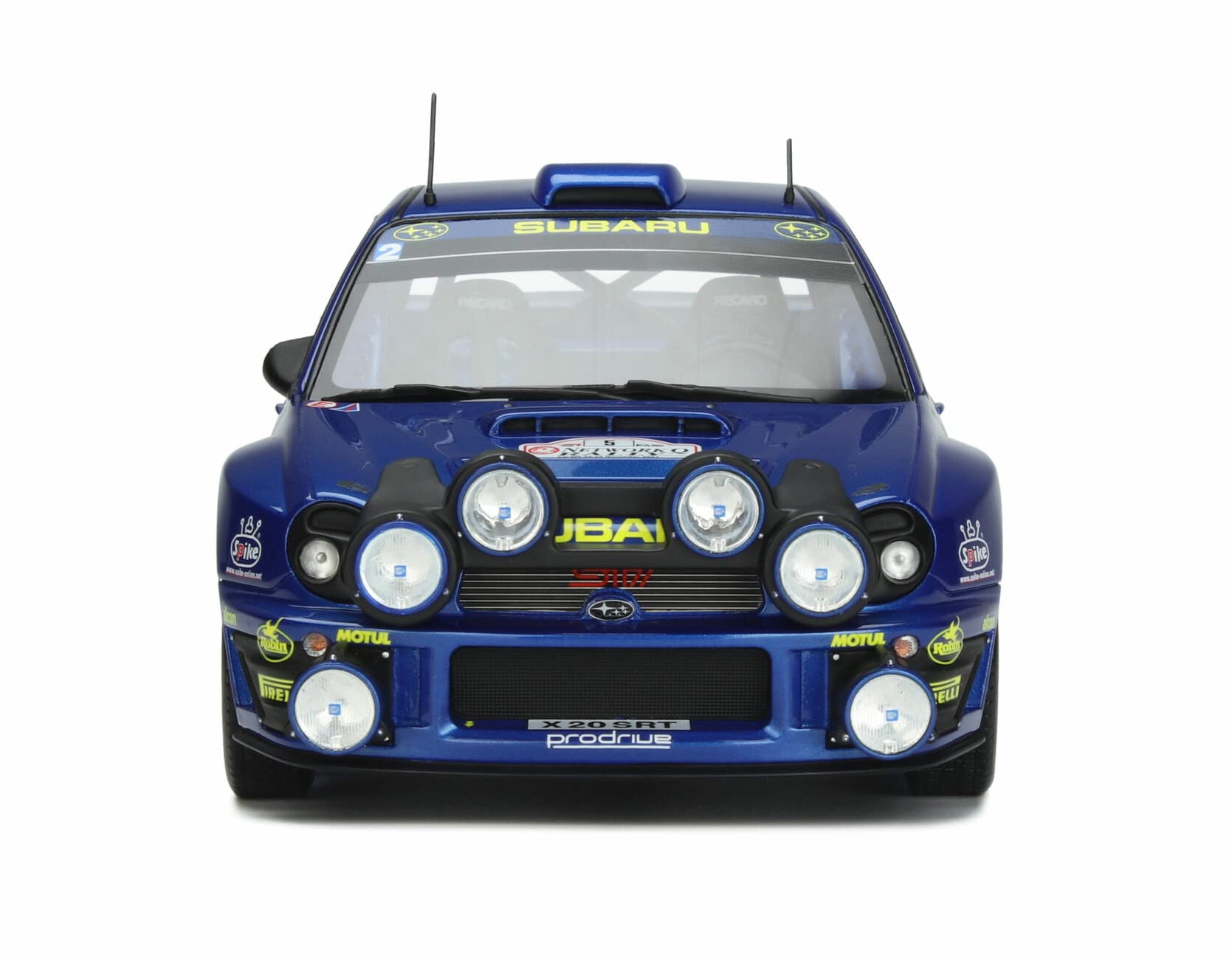 Amazon | OttO mobile 1/18 スバル インプレッサ WRC (ブルー) 完成品