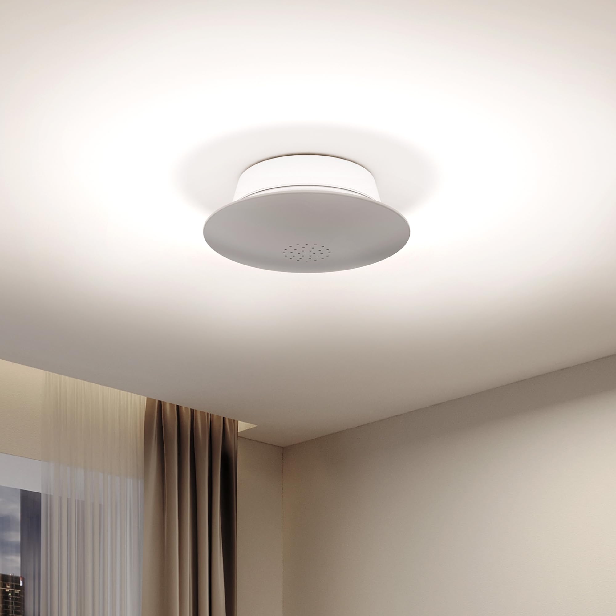 Photo 1 of Homelist YX1 4300LM(60W) Indirect Lighting Ceiling Light, Compact 8" Flush Mount Ceiling Light, Dual-Core Eye Protection Ceiling Light Fixture, CRI 97, Fast Installation - IF Design Award Winner