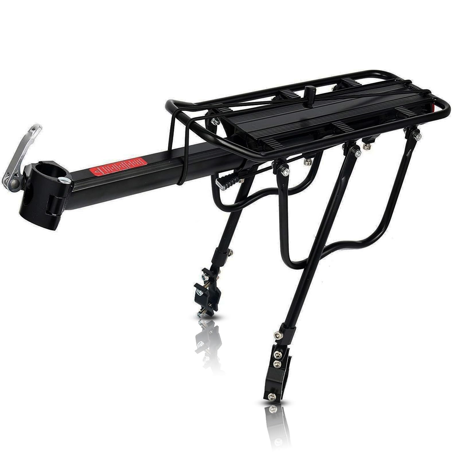 Sadodo Aluminum Bicycle Luggage Carrier Cargo Rear Rack Cycling Seatpost Bag Holder Stand for 20-29 inch Bike Storage