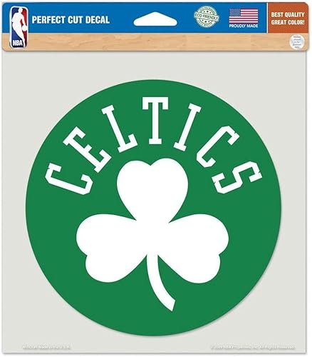 Boston Celtics - Calcomanía troquelada a todo color, 8 x 8