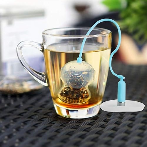 Miniatura 2 de Infusor de té, infusor de té de silicona, 1 infusor de té de silicona con forma de buceador, filtro de filtro para hacer té en casa, regalo de