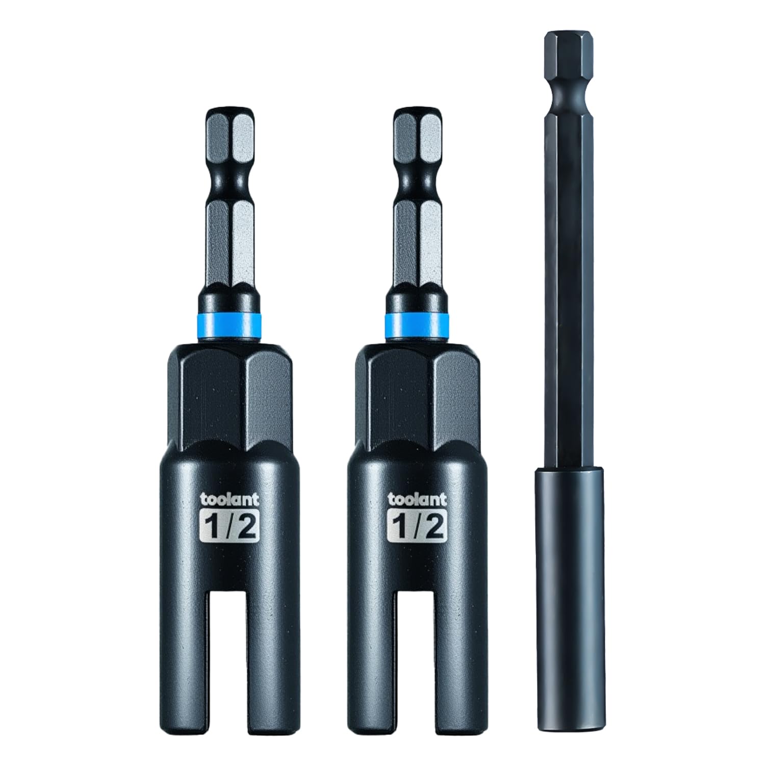 toolant 3-Piece Wing Nut Driver Set, 1/4 Inch Hex