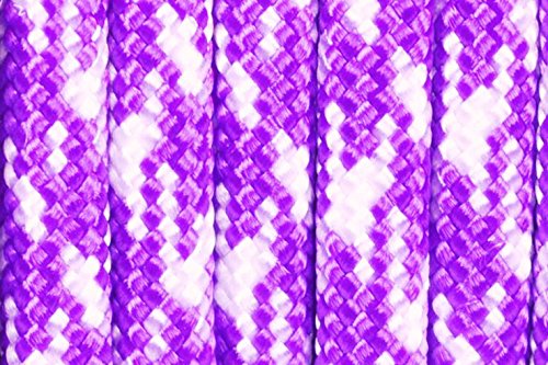 Bored Paracord Brand Paracord/Parachute Cord 7-Strand, 550 Lb. Break Strength Guaranteed U.S. Made, Type III - UV Camo Paracord (100 feet)