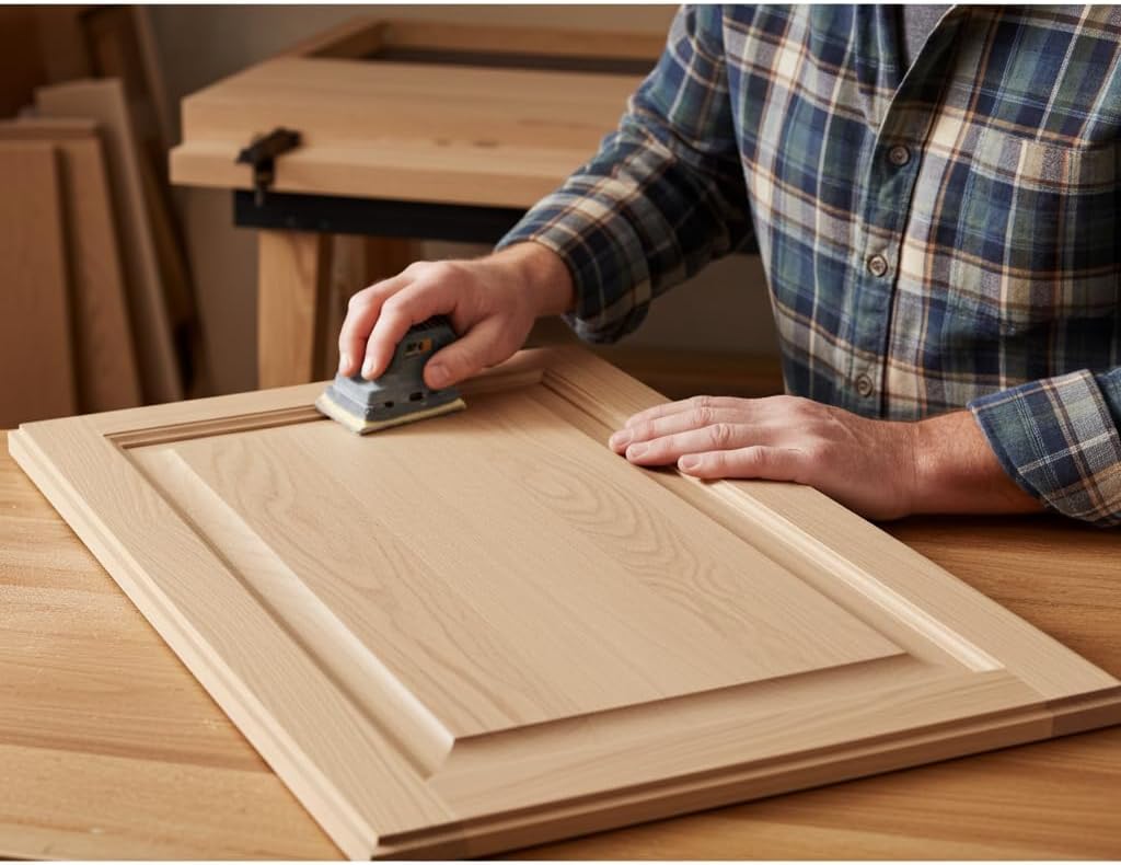 Unfinished Kitchen Cabinet Door Replacement | Raised Panel | Solid Wood | Ready to Paint or Stain | 12W x 24H
