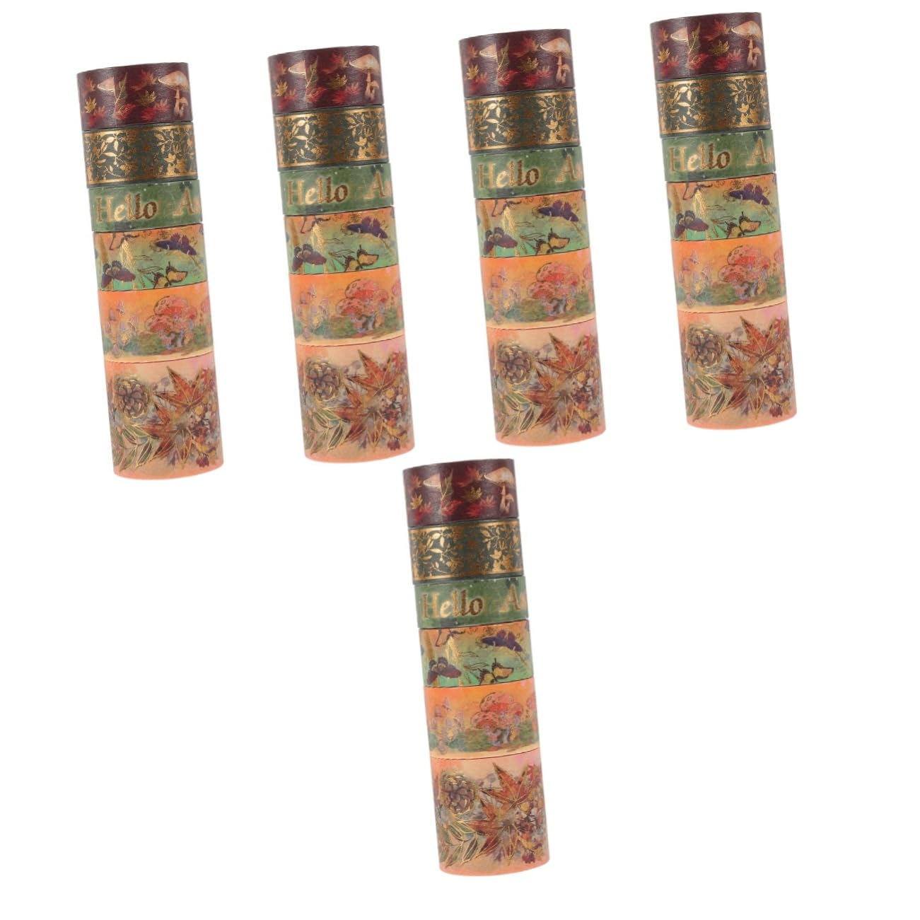 Operitacx 30rollen Washi Tape Mit Klebefilm Für Scrapbooking Und -dekoration Pro Kreative Gestaltung Mit Bunten Schmetterlingen Leicht Ablösbar Und Vielseitig Einsetzbar