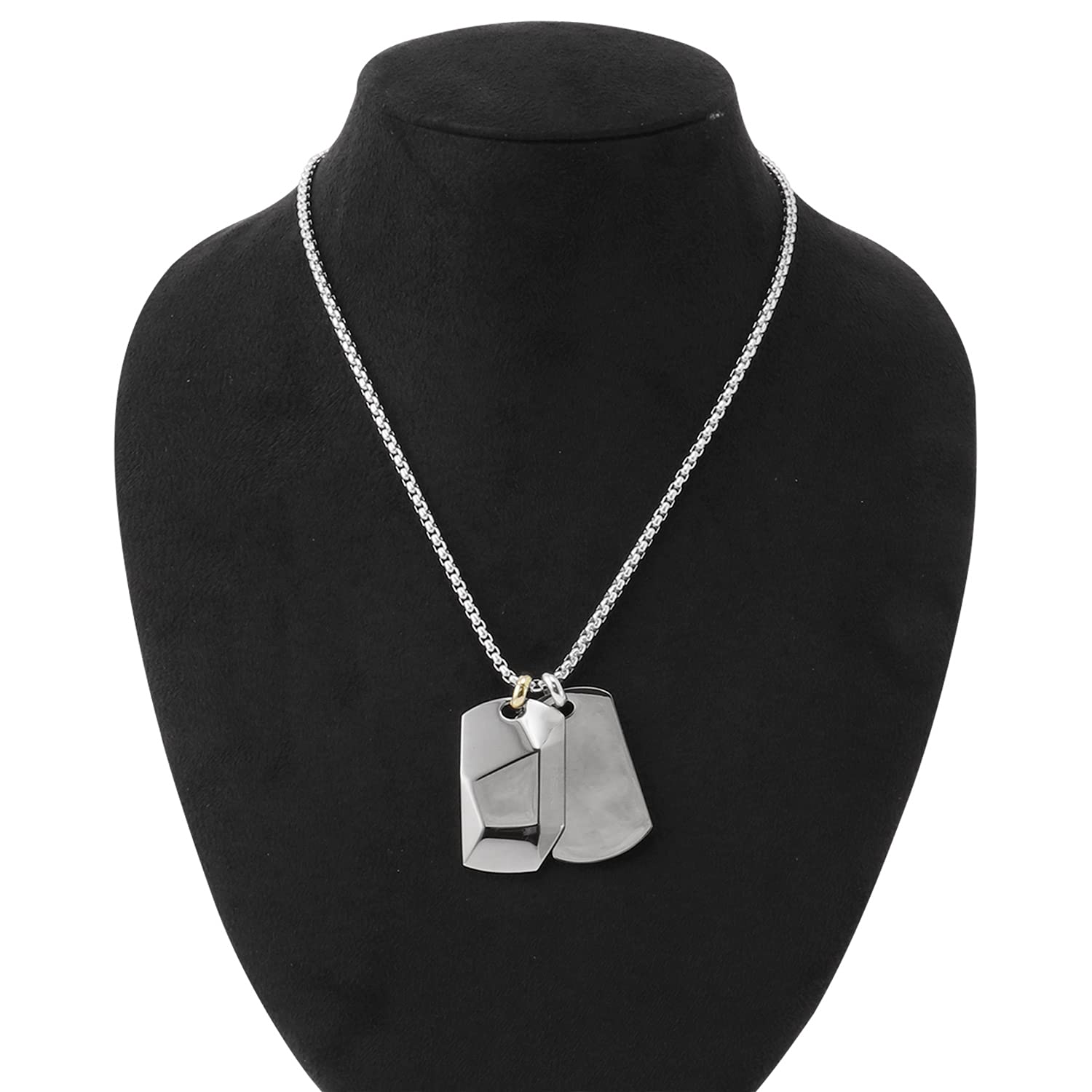 [ディーゼル] DIESEL ダブルプレート ドッグタグ ネックレス ペンダント DX1143040 [並行輸入品]