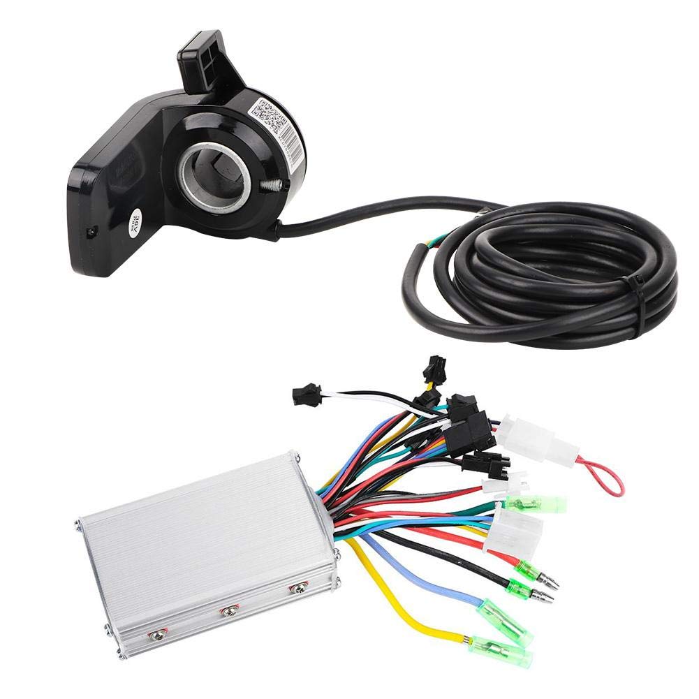 BuyWeek Bezszczotkowy zestaw kontrolera silnika, 36 V, 350 W, wodoszczelne tworzywo sztuczne, metal, z wyświetlaczem LCD do silnika elektrycznego