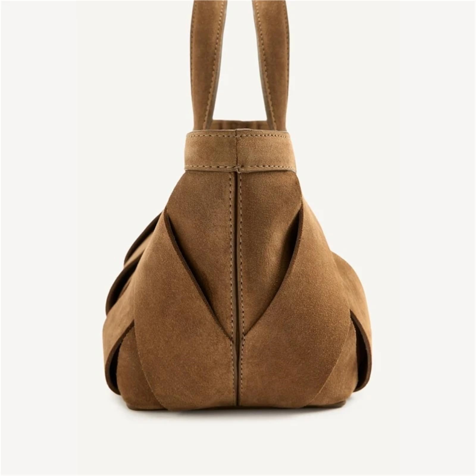 Geflochtene Tasche Leder Mini-Shopper-Tasche aus Wildleder for Damen, Luxus-Design, neue Handtaschen for, einfarbige gewebte Tragetaschen Einkaufen