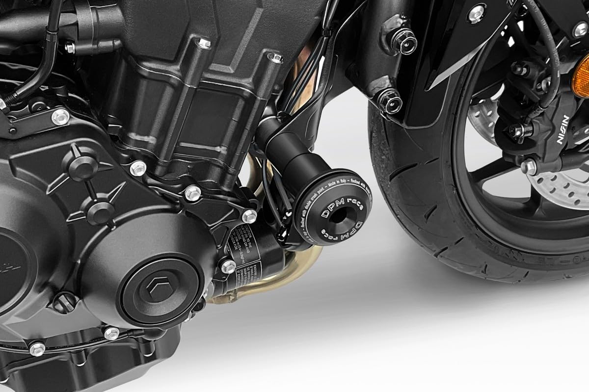 Hornet 1000 2025 - Kit Tamponi (R-01019) - Protezione Paramotore Paratelaio Anticaduta in Alluminio - Minuteria Inclusa - Accessori De Pretto Moto (DPM Race) - 100% Made in Italy