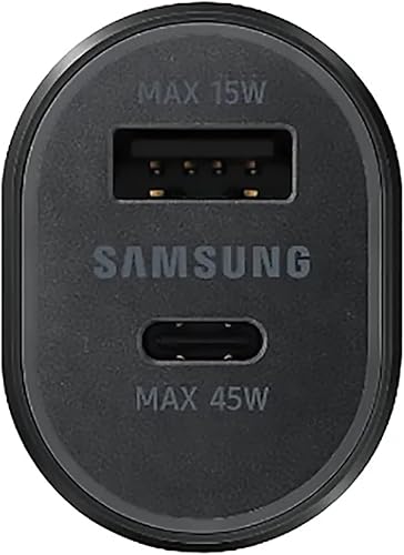 Miniatura 4 de Samsung Cargador de coche dual súper rápido (45W+15W) Puertos duales USB-C y USB-A - Negro - EP-L5300XBEGWW