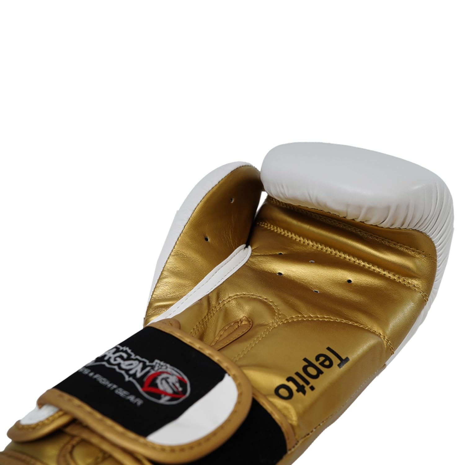 Dragon do Tepito Boxhandschuhe Männer Herren Boxhandschuhe Kickboxen Muay Thai Boxing Gloves Kampfsport Handschuhe Combat Gloves Boxing Training Schwarz Adult10 12 14 Oz