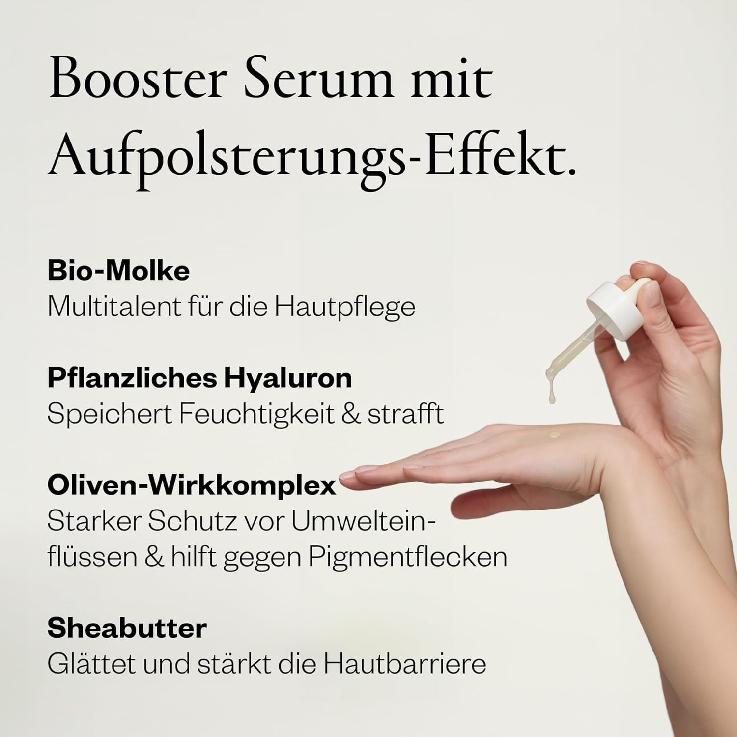 Hyaluron Booster Serum 30ml - Aufgepolstertes Hautbild, gestraffte Konturen