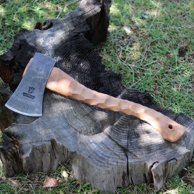 Amazon.co.jp: 名栗加工 ロゴあり ロゴなし 38cm 手斧 オノ 無骨