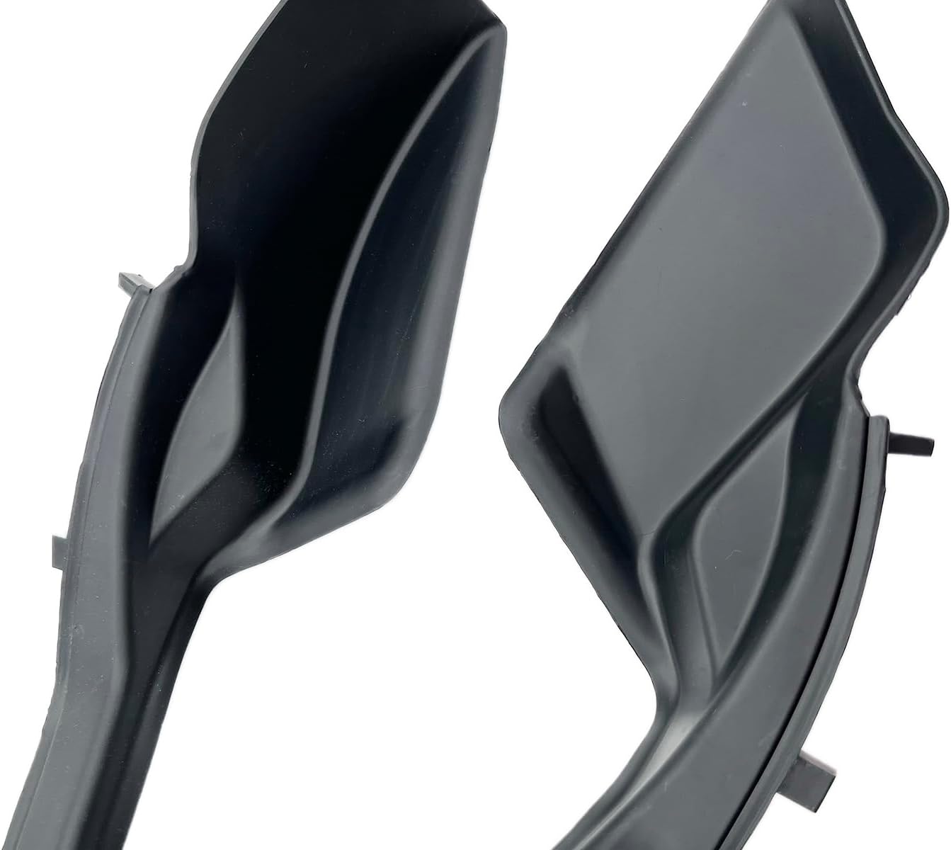 Fit for Toyota RAV4 2019-2022 Pair Front Wiper Side Cowl Extension Cover Trim Black Fender to Cowl Hood Side Seal 2020 2021
