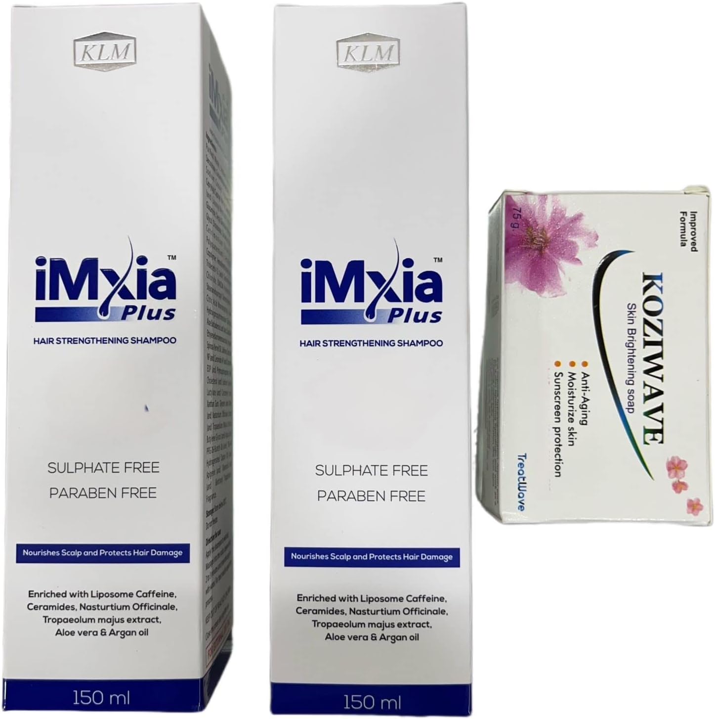 Imaxia Plus Hair Straightening Shampoo Pack of 2 X 150ml