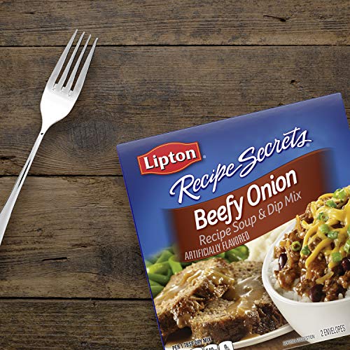 Lipton Recipe Secrets Soup And Dip Mix For A Delicious Meal Beefy Onion Flavor Great With Your Favorite Recipes 2.2 Oz 2 Count #TOP7
