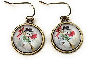 Winter Wonderland Snowmen Earrings: Festive and Frivolous