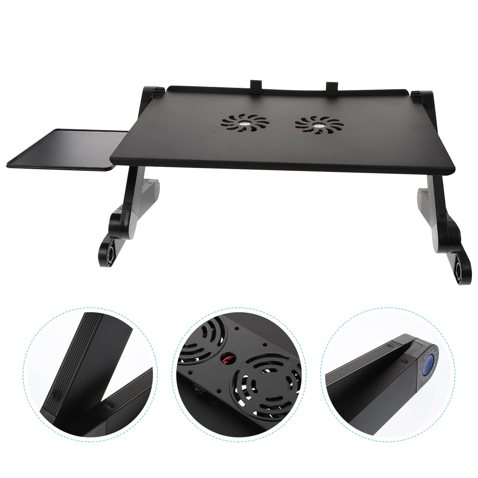 Uonlytech Supporto Regolabile Per Notebook Pc Computer Portatile Supporto in Alluminio Per Scrivania Dissipazione Del Calore Pieghevole