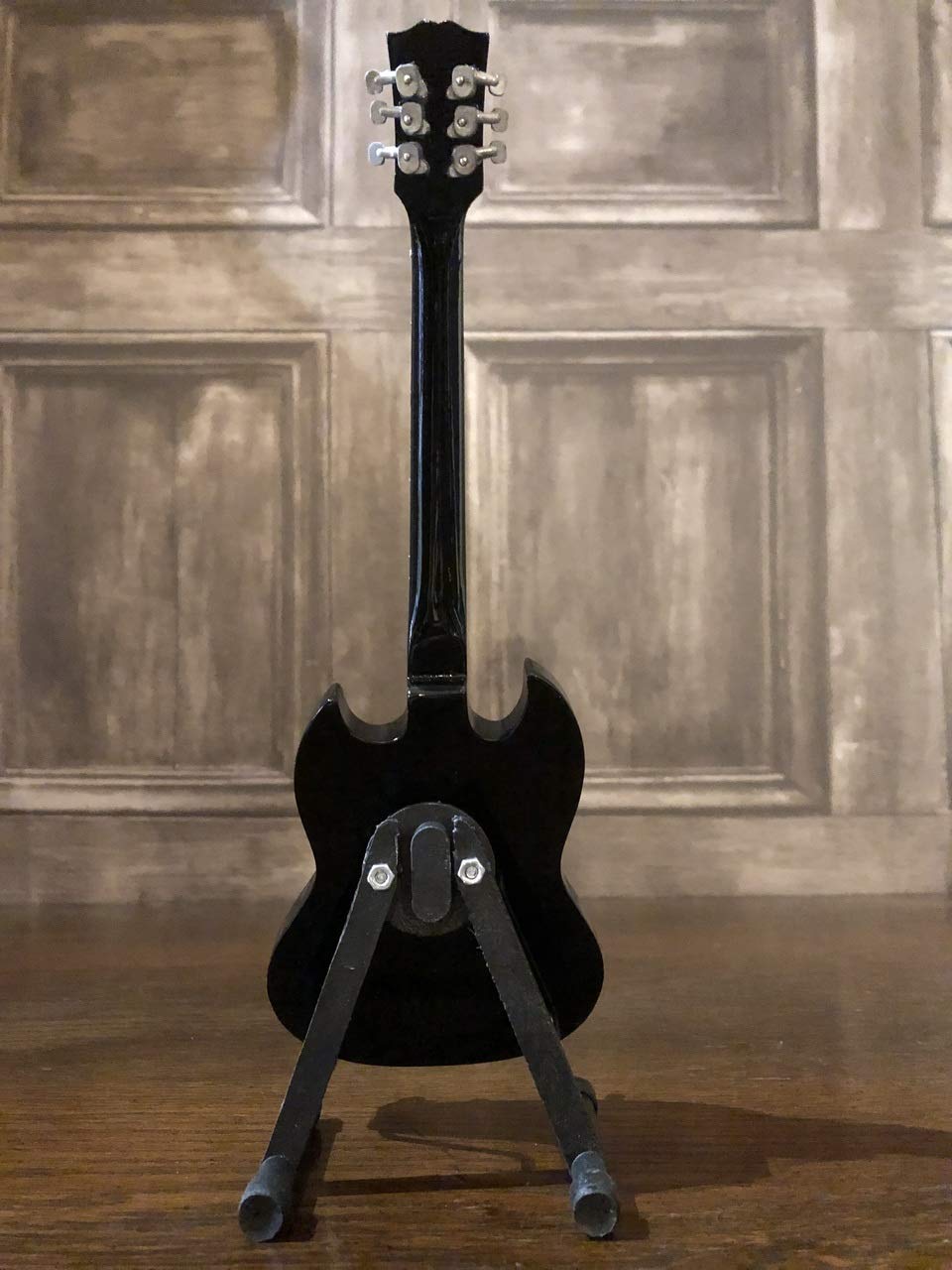 Mini Chitarra Replica in Legno - Ac /Dc - Angus Young Anni Ottanta