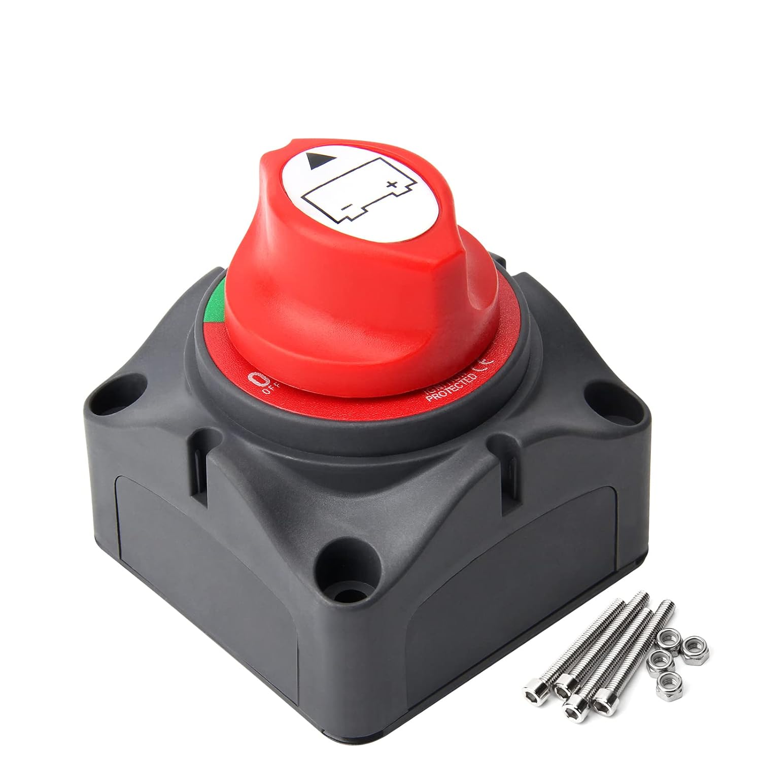 Afurkuot Battery Disconnect Switch Heavy Duty 12V Switch Marine Battery