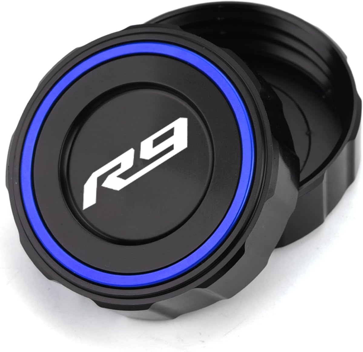 Compatible with R7 R9 YZFR7 YZFR7 YZF-R7 YZF-R9 2021-2024 2025 2026 Motorcycle Front Rear Brake Fluid Reservoir Cap Cylinder Guard Protector Cover Sock (Blue, R9)