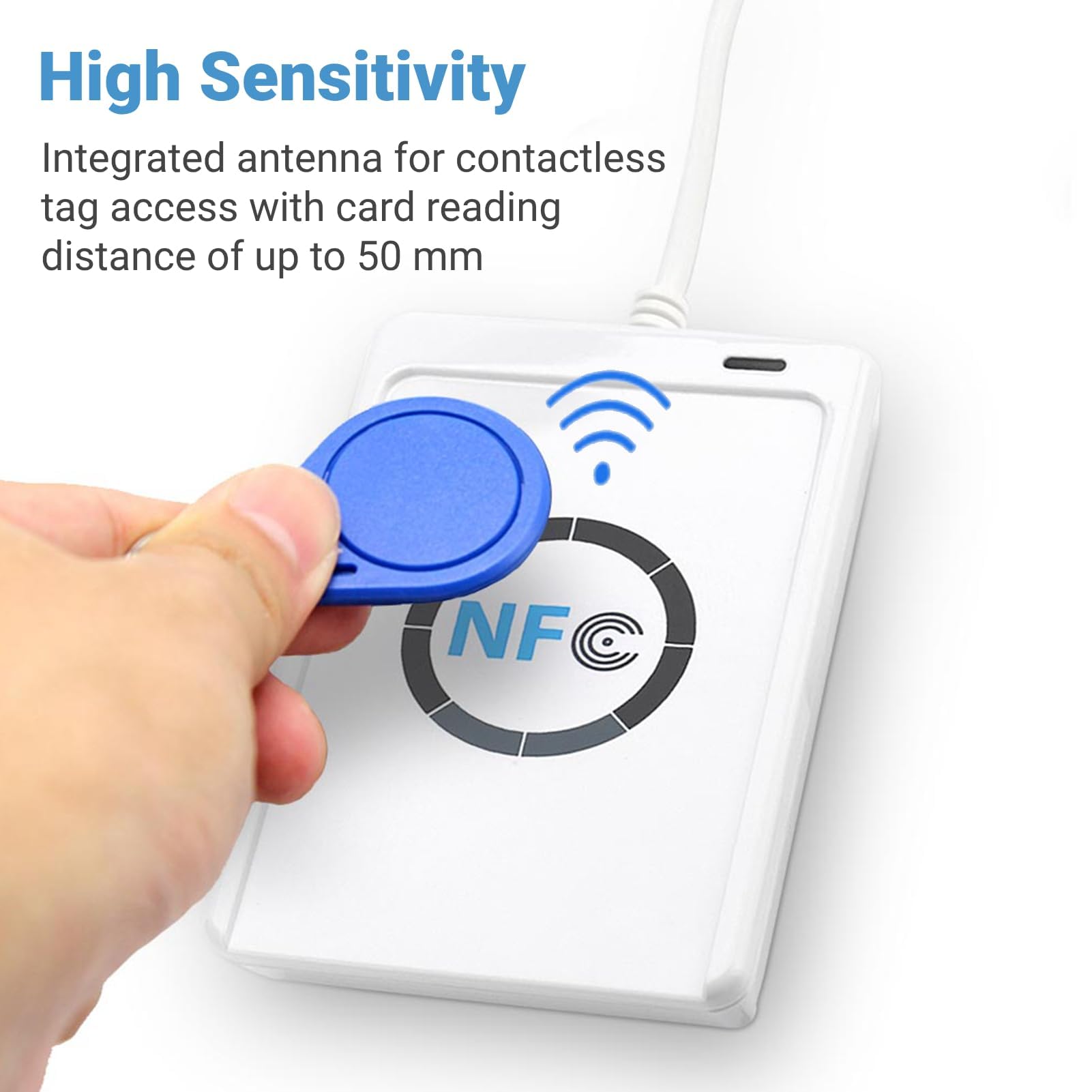 NFC RFID Reader Writer ACR 122U ISO RFID Reader Writer ACR 14443A / B Software Libre en