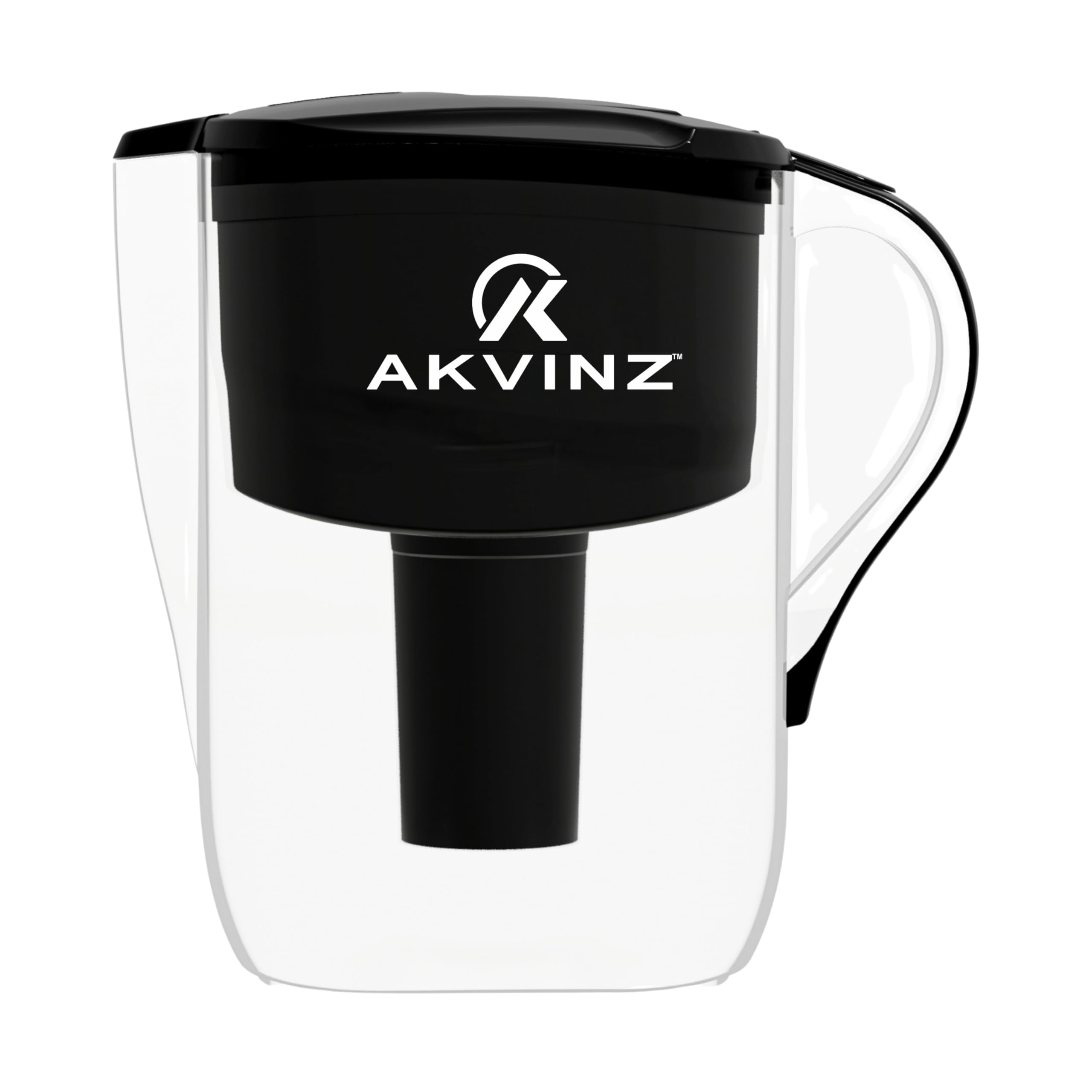 AKVINZ Pure o’ Fresh Water Filter Jug 4 L Black | 4-stage mineralizing system, making it alkaline, antioxidant-rich, and bacteria-resistant (Black)-image-24