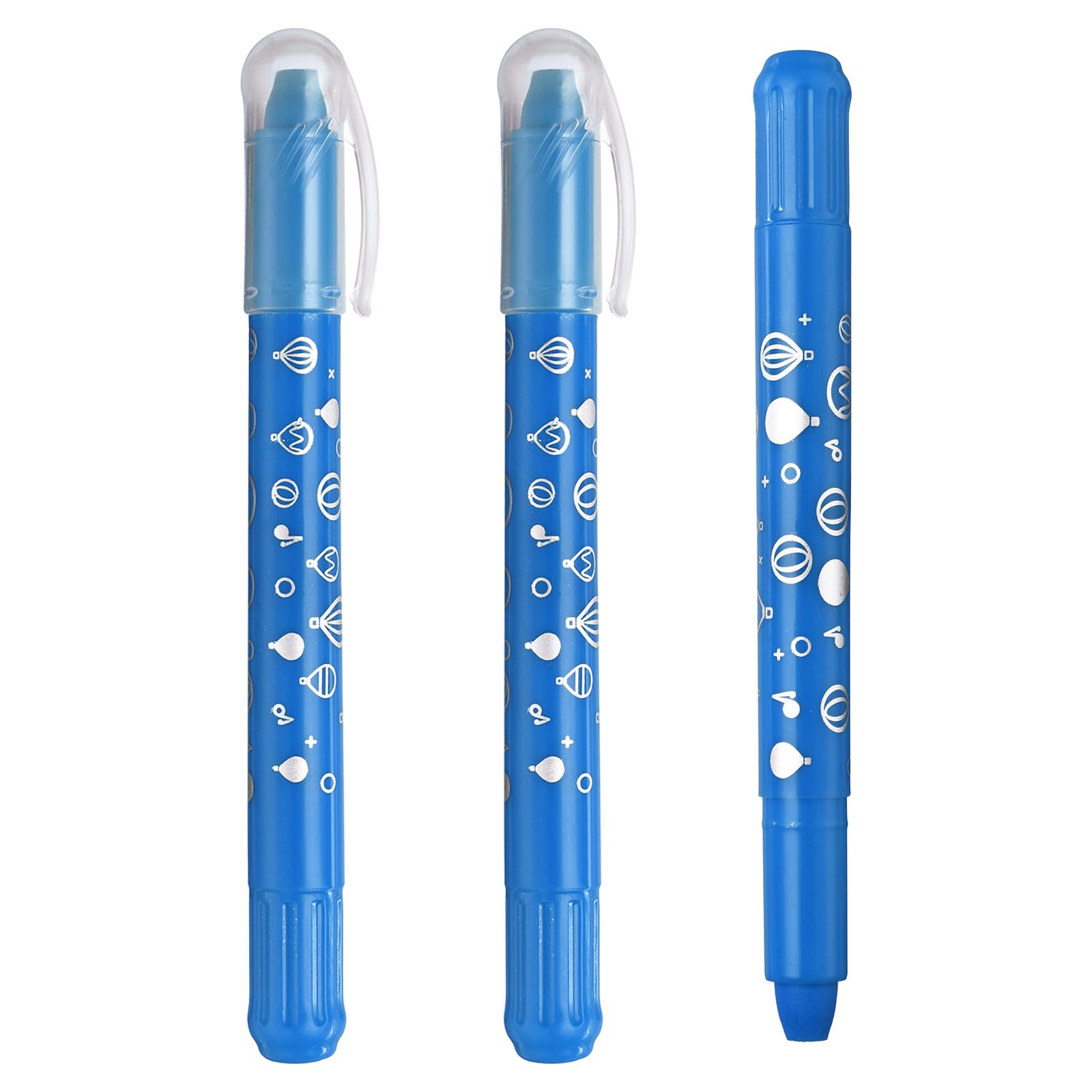 PATIKIL Watercolor Gel Crayon, 3Pcs Washable Twist Crayons for Coloring Drawing Painting Blue, 1 count (Pack of 3)