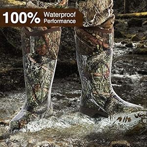 TIDEWE Rubber Hunting Boots, Waterproof Insulated Realtree Camo Warm Rubber Boots with 7mm Neoprene, Durable Outdoor… 1 61zWdUKdIrL. SS300