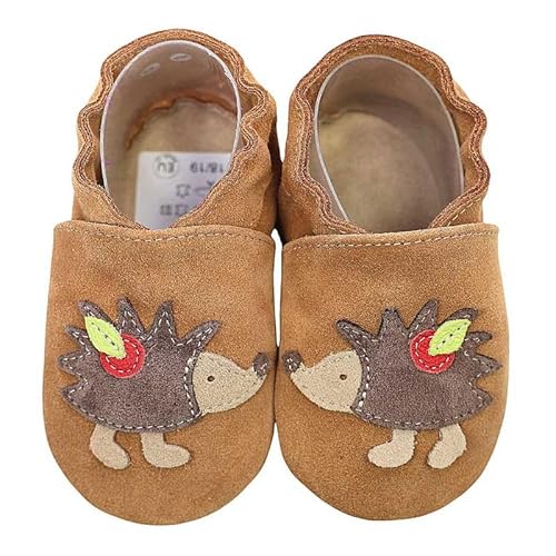 HOBEA-Germany Zapatos para niños y niñas en Diferentes diseños, Erizo marrón : 18/19