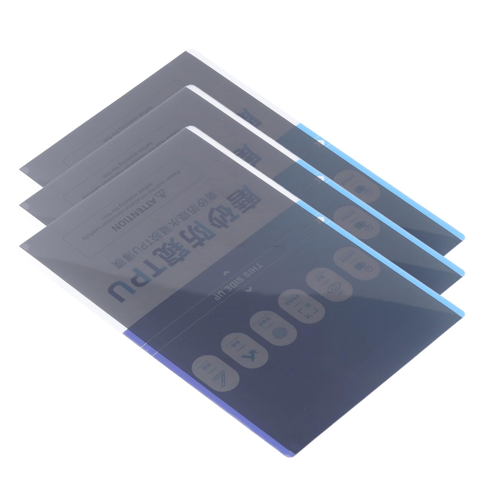 Oumefar 50 Protectores de Pantalla para Teléfono Móvil, Película de Hidrogel Esmerilado de TPU Flexible, Antipeeping para Teléfonos Móviles y Dispositivos