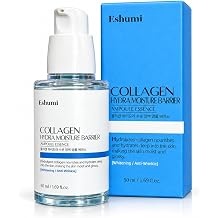 ESHUMİ Collagen Hydra Moisture Barrier Ampoule Essence - Korean Firming &amp; Brightening Facial Serum for Fine Lines, Wrinkle Care &amp; Radiance, 50ml/1.69 fl.oz