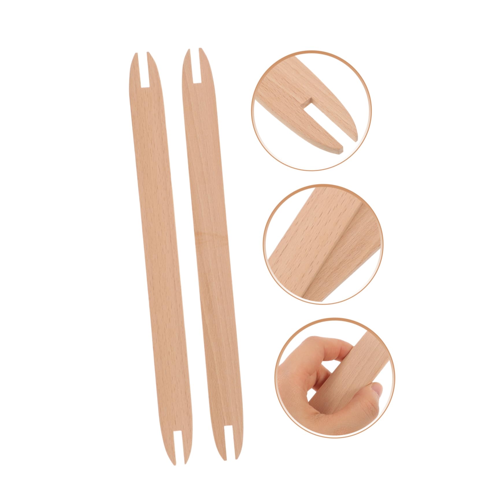 VILLCASE 4 Sätze Werkzeuge Zum Weben Von Wandteppichen Ständer Weben Handwerk Strickdecke Knüpf Und Webwerkzeuge Nähprodukte Häkelstich Gadget Kits Garnwickler 2 Stück * 4