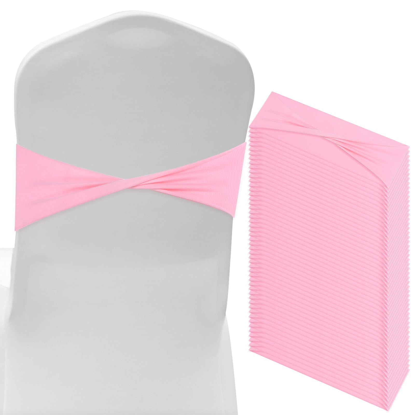 M METERXITY 50-Pack Spandex Chair Sashes